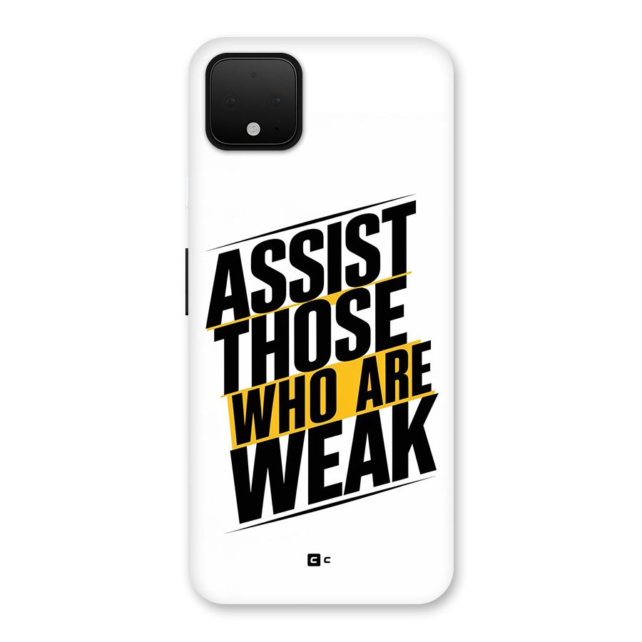 Assist Weak Back Case for Google Pixel 4 XL