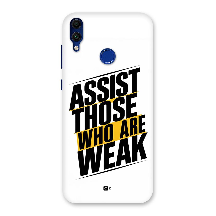 Assist Weak Back Case for Honor 8C