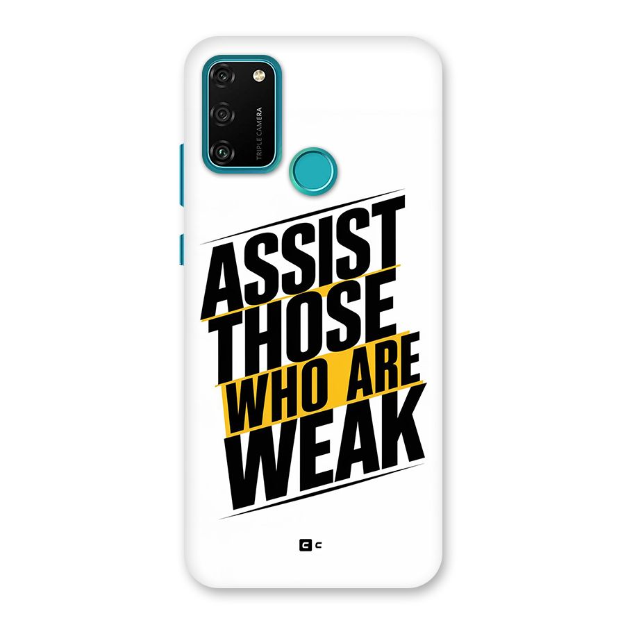 Assist Weak Back Case for Honor 9A