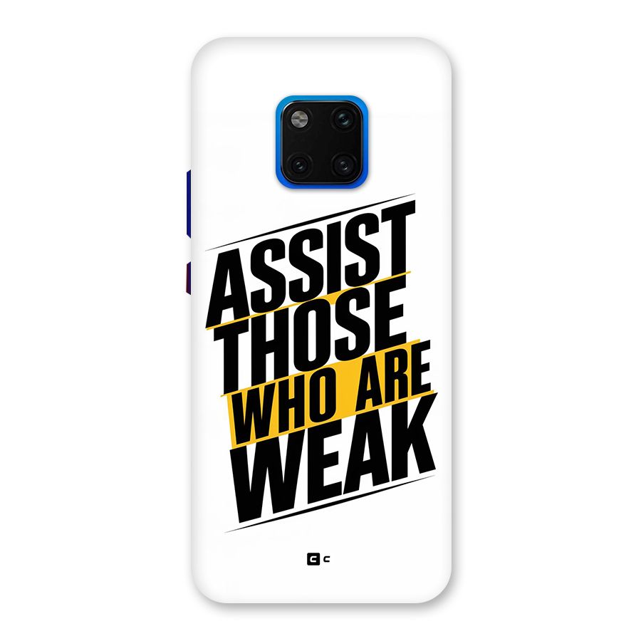 Assist Weak Back Case for Huawei Mate 20 Pro