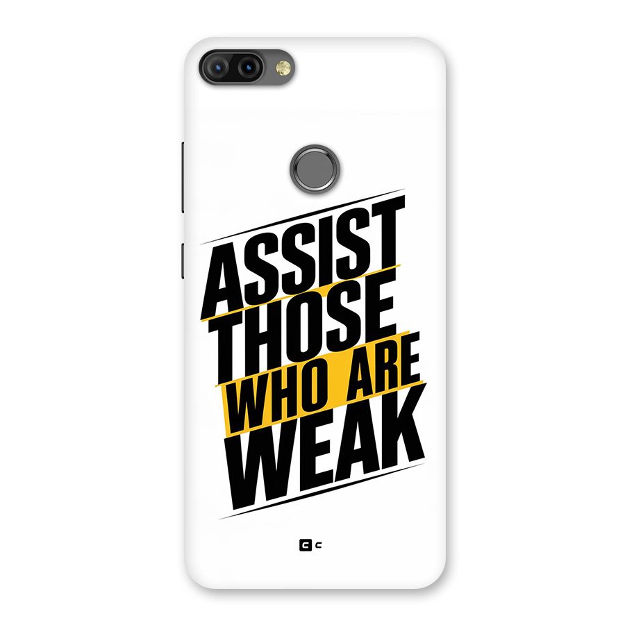 Assist Weak Back Case for Infinix Hot 6 Pro