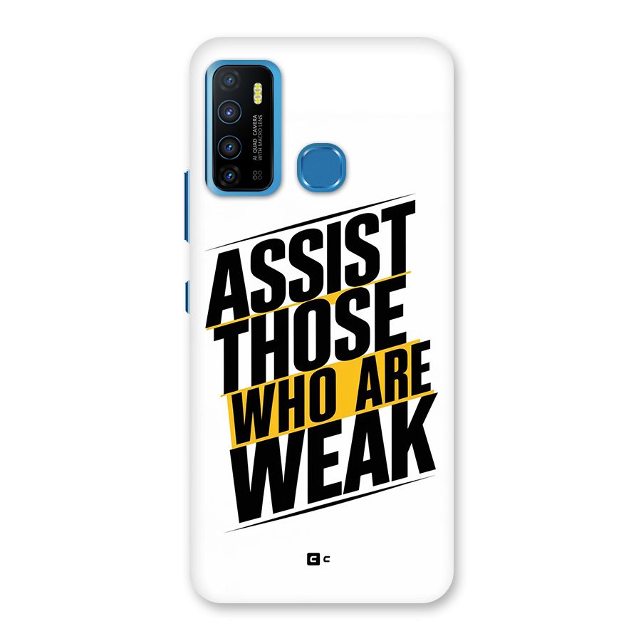 Assist Weak Back Case for Infinix Hot 9