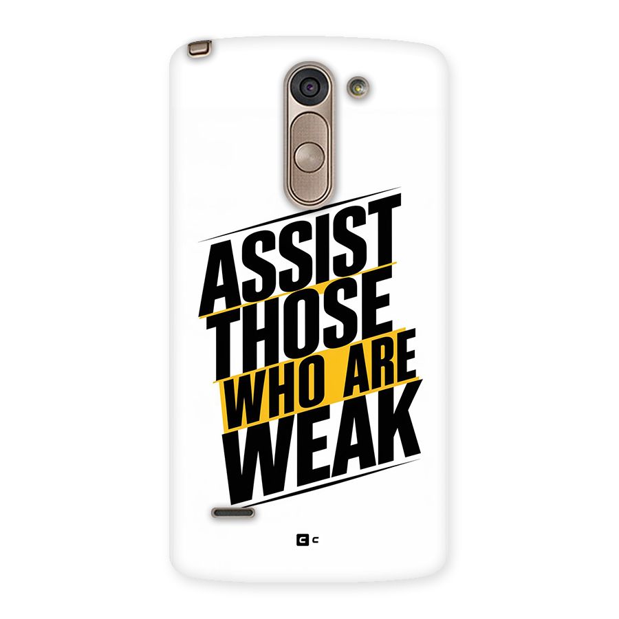 Assist Weak Back Case for LG G3 Stylus