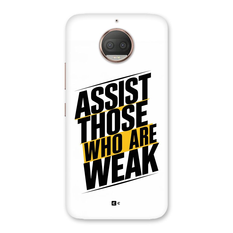 Assist Weak Back Case for Moto G5s Plus
