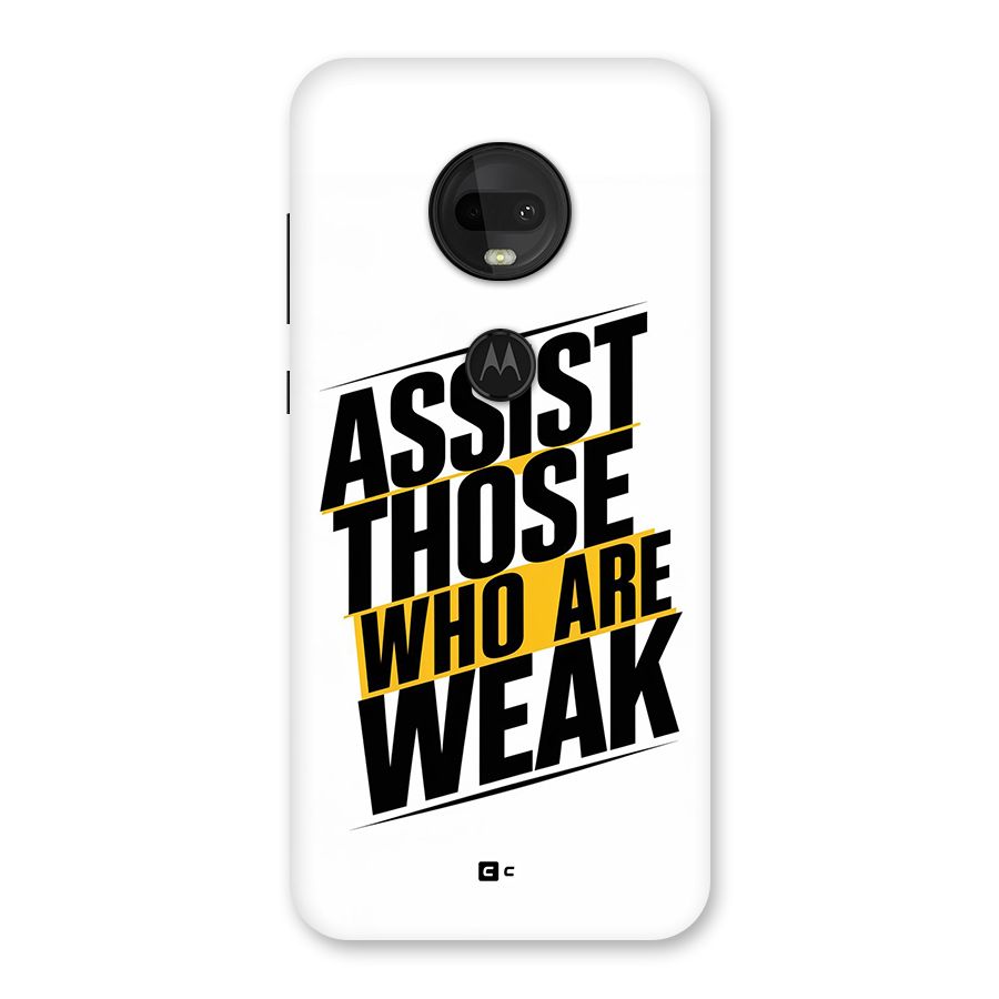 Assist Weak Back Case for Moto G7