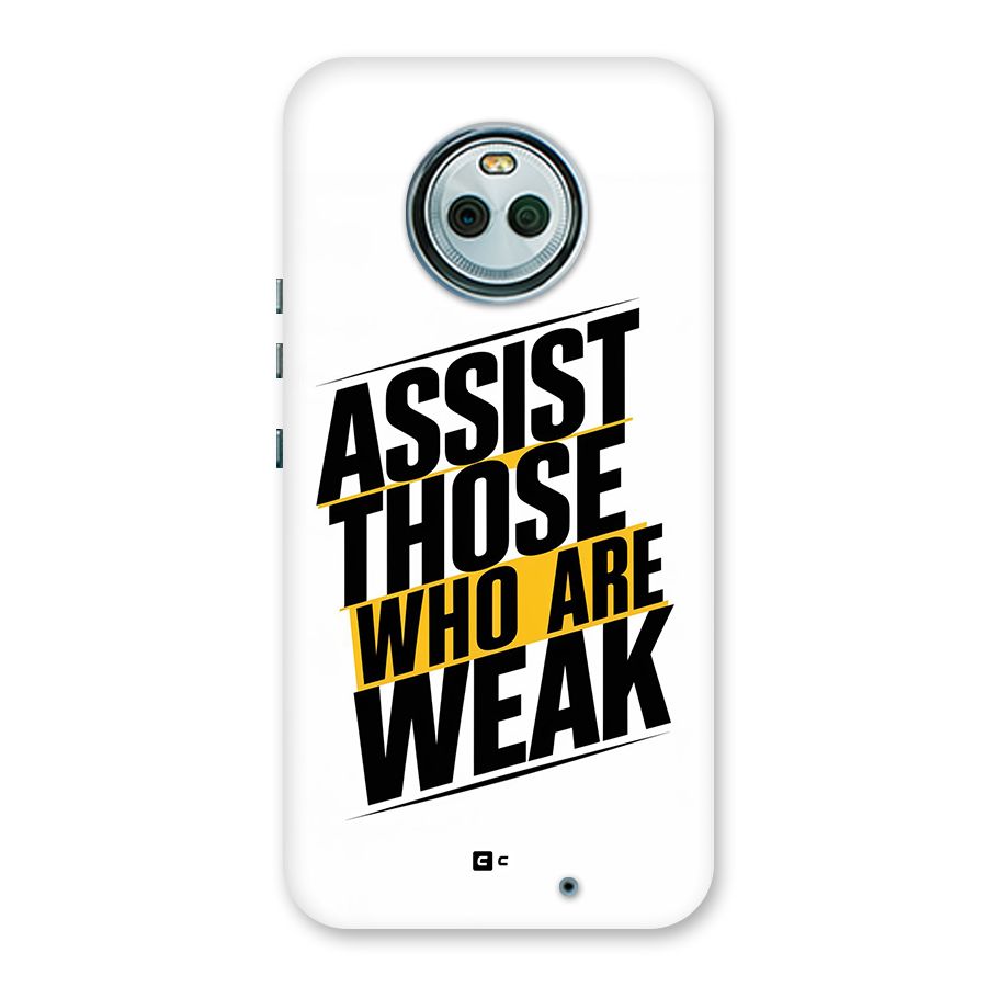 Assist Weak Back Case for Moto X4