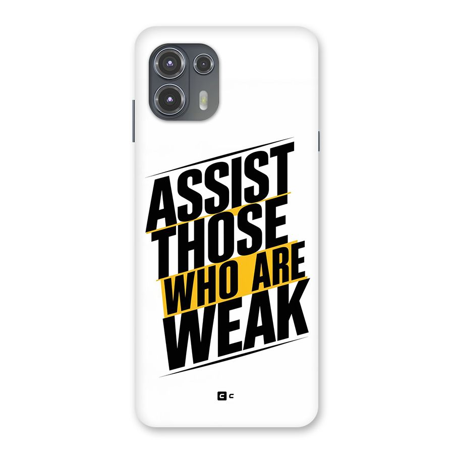 Assist Weak Back Case for Motorola Edge 20 Fusion