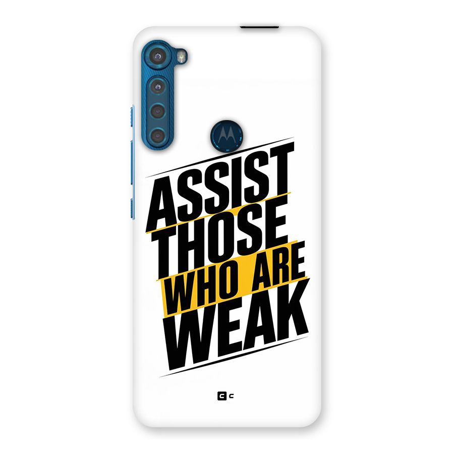 Assist Weak Back Case for Motorola One Fusion Plus
