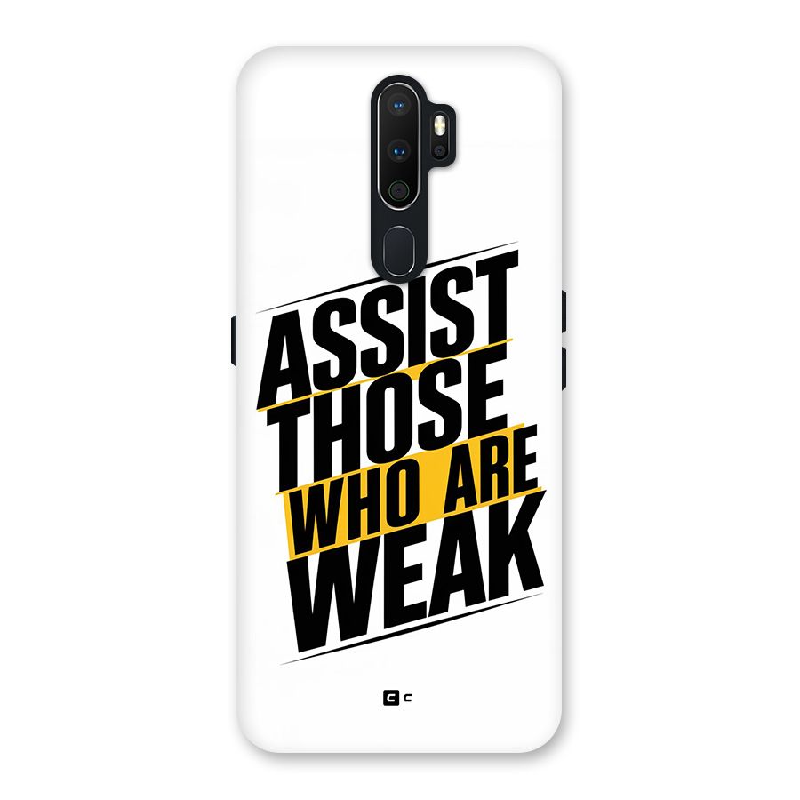 Assist Weak Back Case for Oppo A5 (2020)