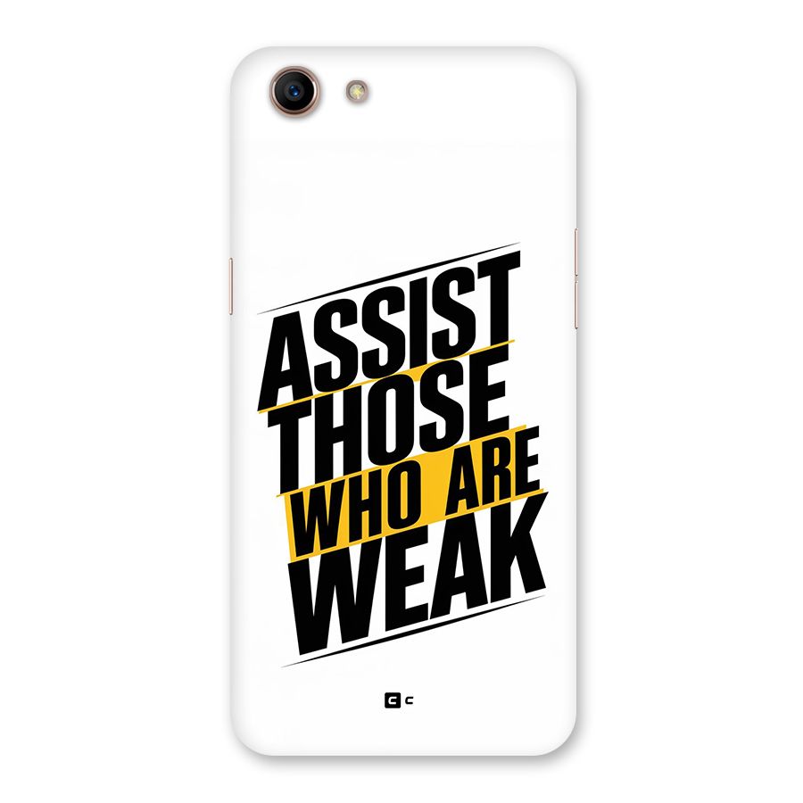 Assist Weak Back Case for Oppo A83 (2018)
