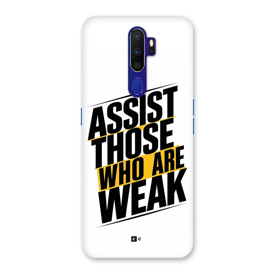 Assist Weak Back Case for Oppo A9 (2020)
