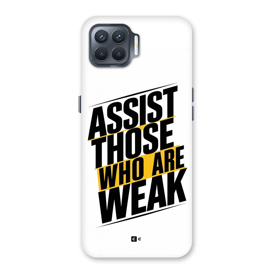 Assist Weak Back Case for Oppo F17 Pro