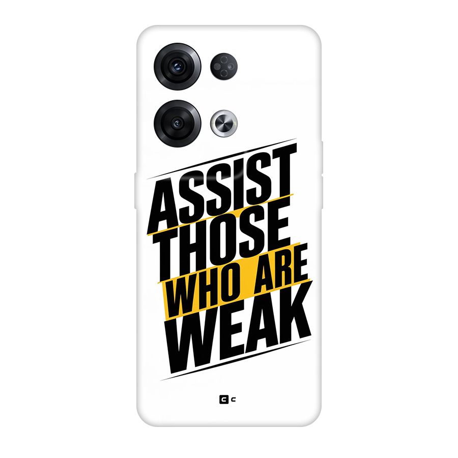 Assist Weak Back Case for Oppo Reno8 Pro 5G