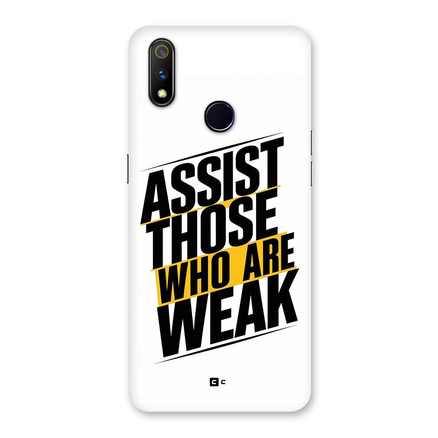 Assist Weak Back Case for Realme 3 Pro