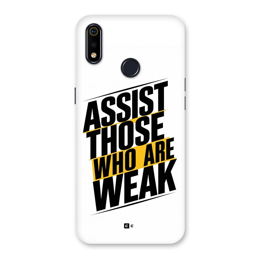 Assist Weak Back Case for Realme 3i