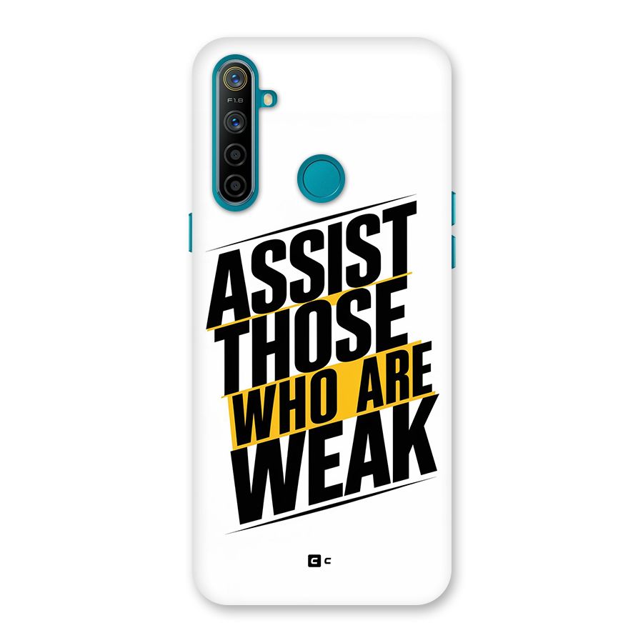 Assist Weak Back Case for Realme 5i