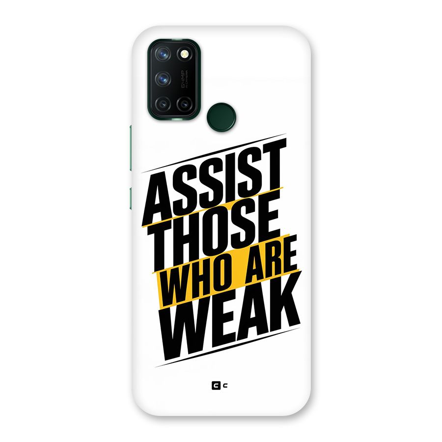 Assist Weak Back Case for Realme 7i