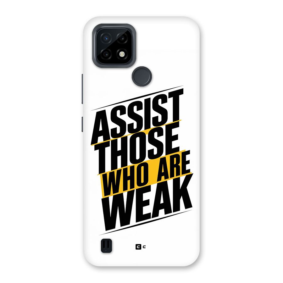 Assist Weak Back Case for Realme C21