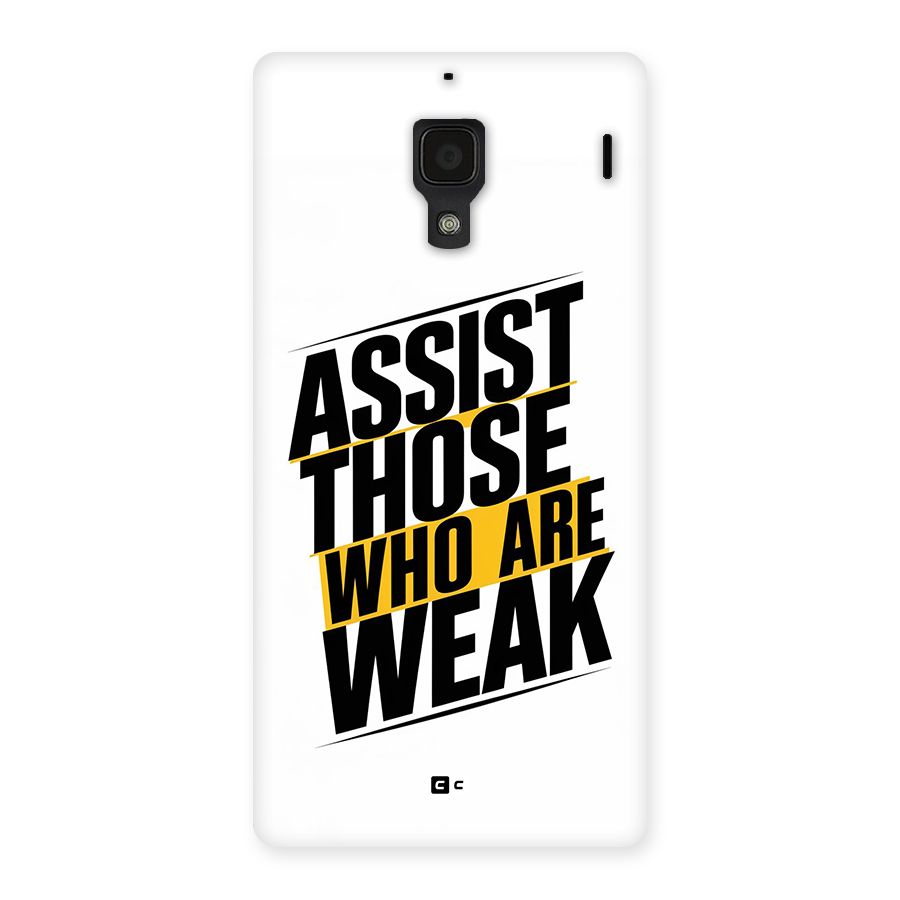 Assist Weak Back Case for Redmi 1s