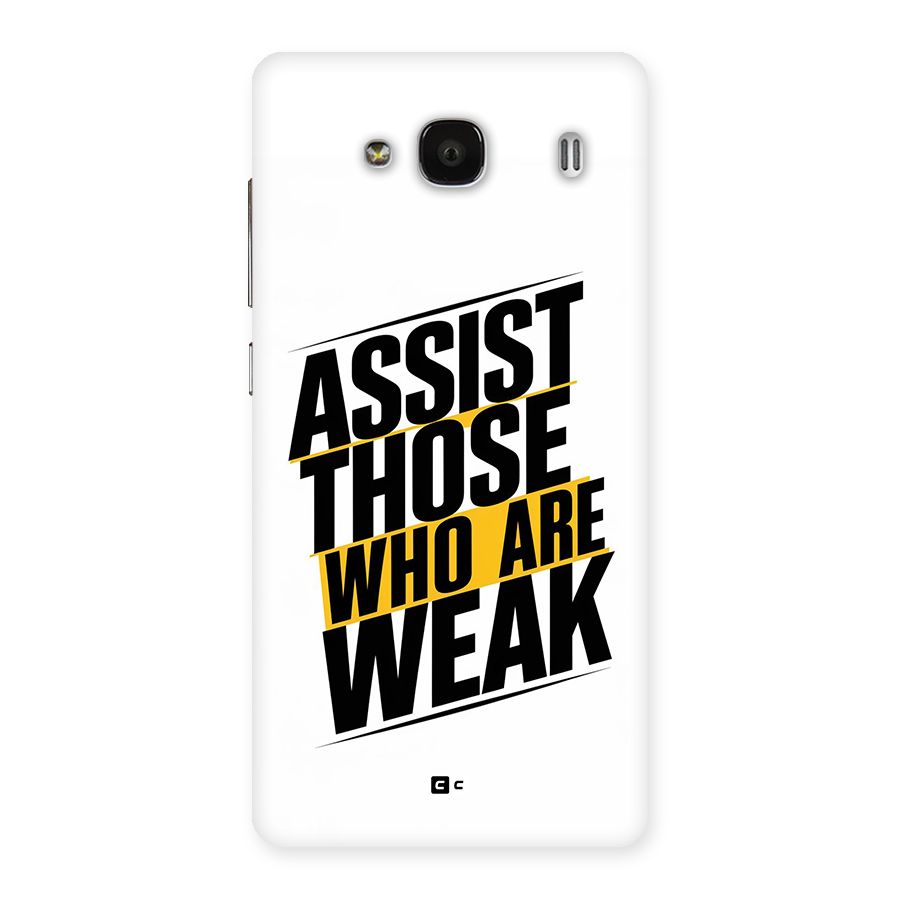 Assist Weak Back Case for Redmi 2 Prime