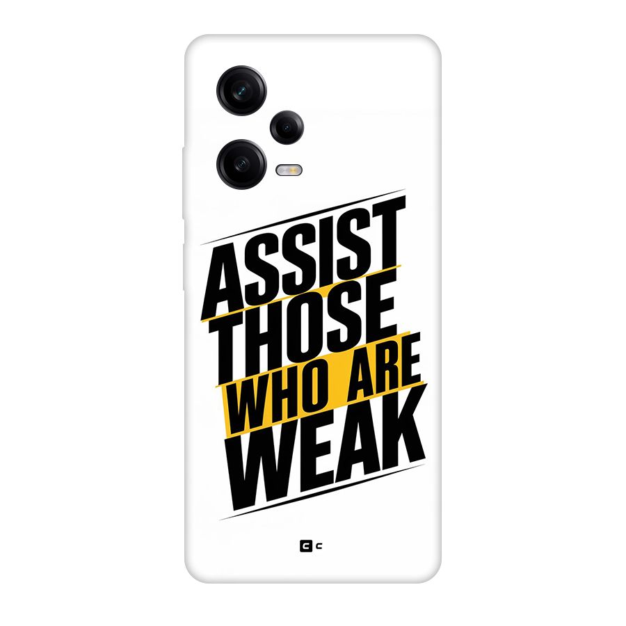 Assist Weak Back Case for Redmi Note 12 Pro