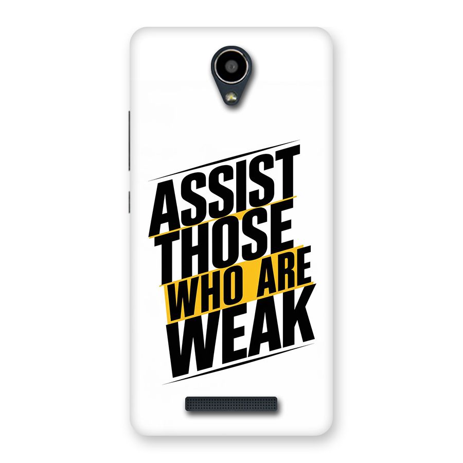 Assist Weak Back Case for Redmi Note 2