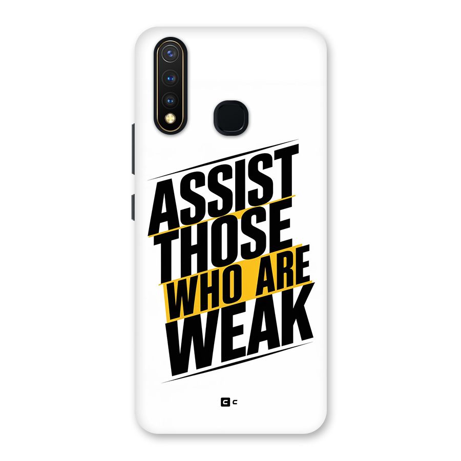 Assist Weak Back Case for Vivo U20