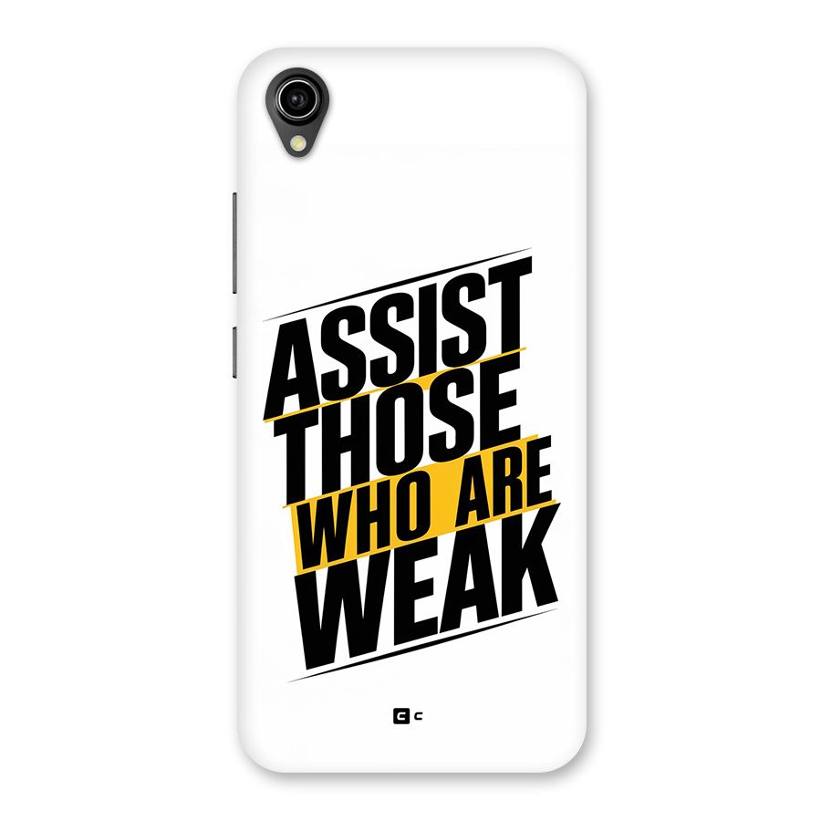 Assist Weak Back Case for Vivo Y90