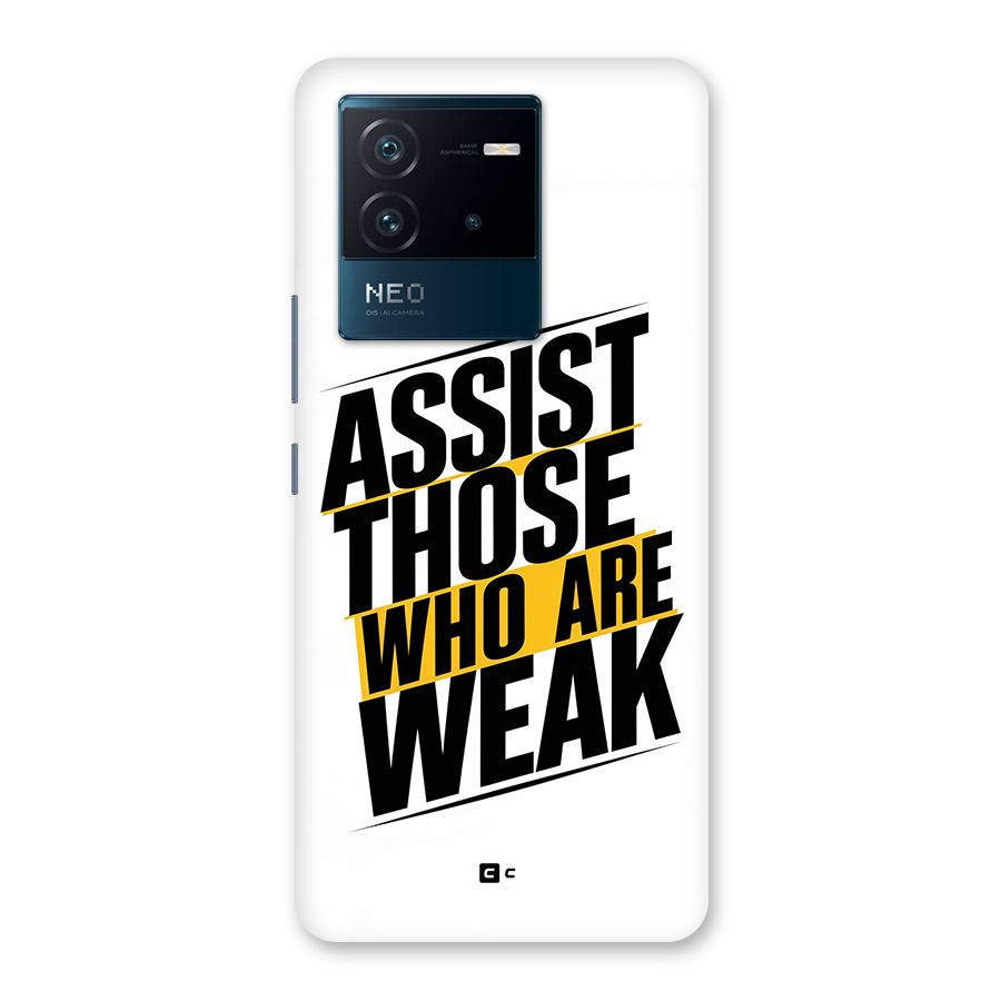 Assist Weak Back Case for Vivo iQOO Neo 6 5G