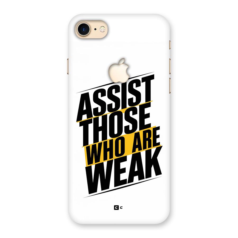 Assist Weak Back Case for iPhone 7 Apple Cut