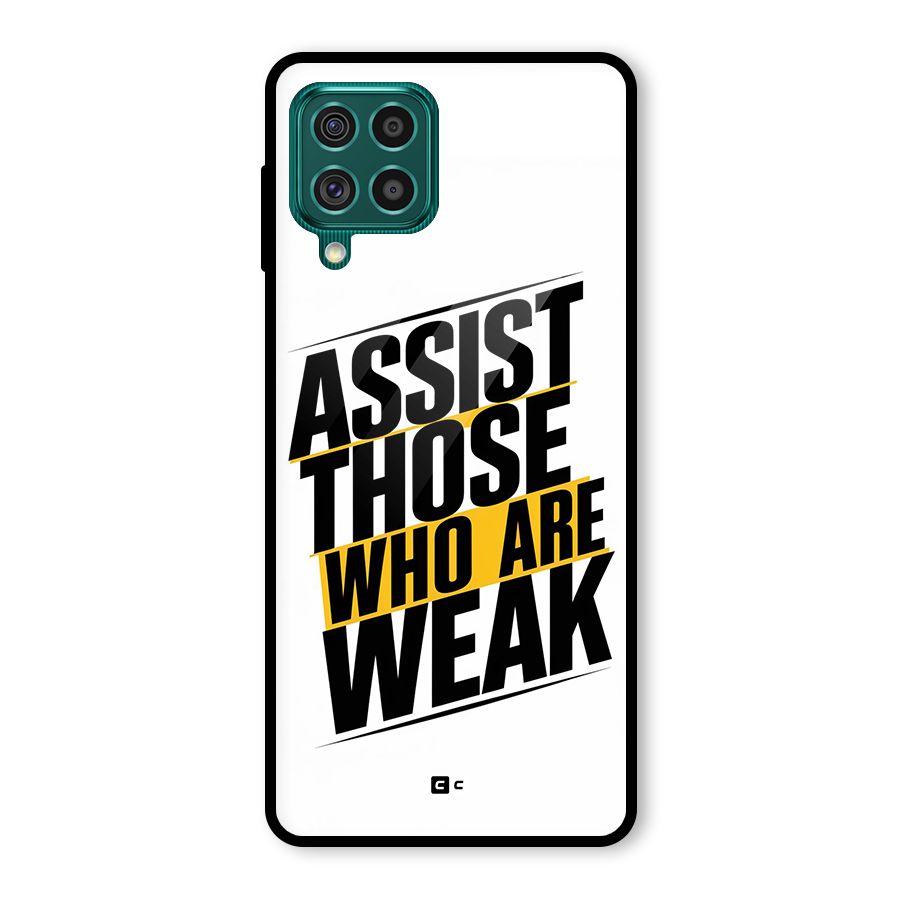 Assist Weak Glass Back Case for Galaxy F62