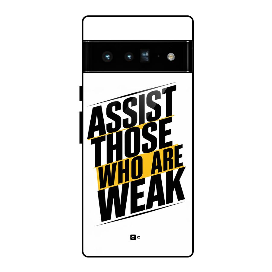 Assist Weak Glass Back Case for Google Pixel 6 Pro