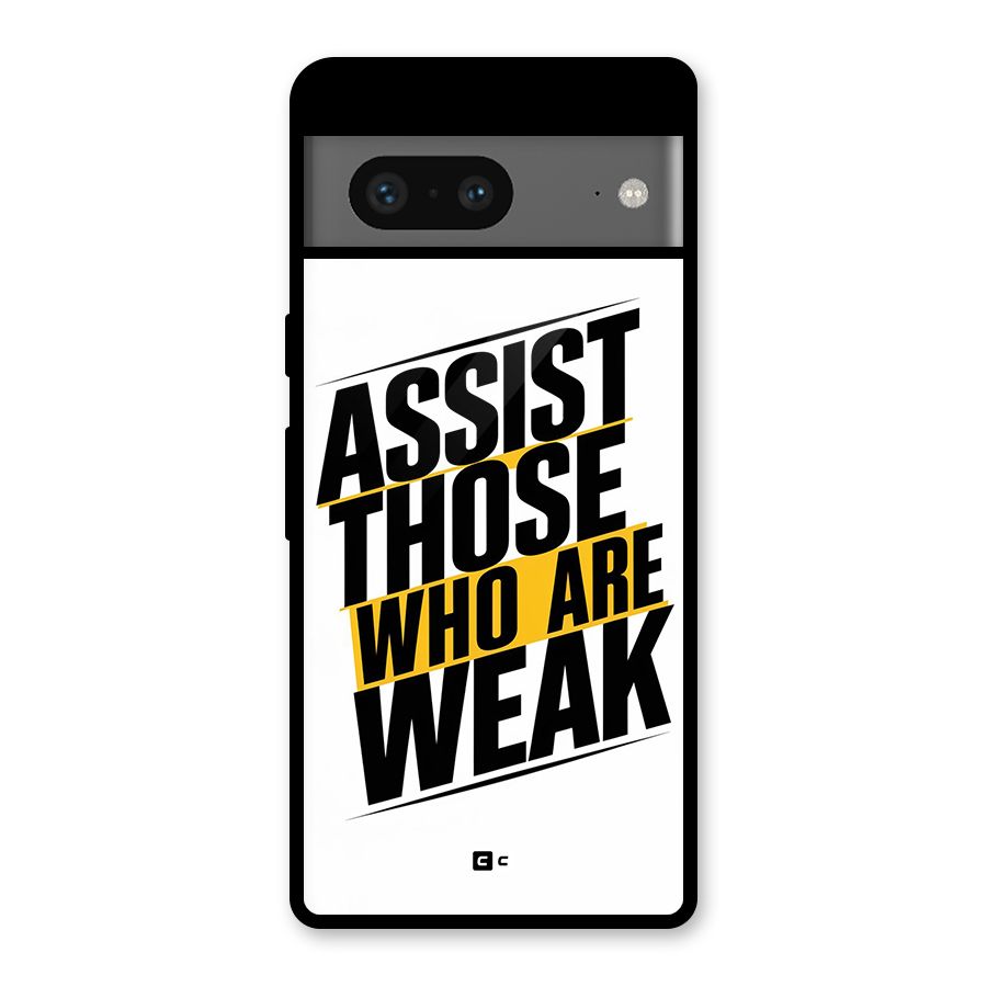 Assist Weak Glass Back Case for Google Pixel 7