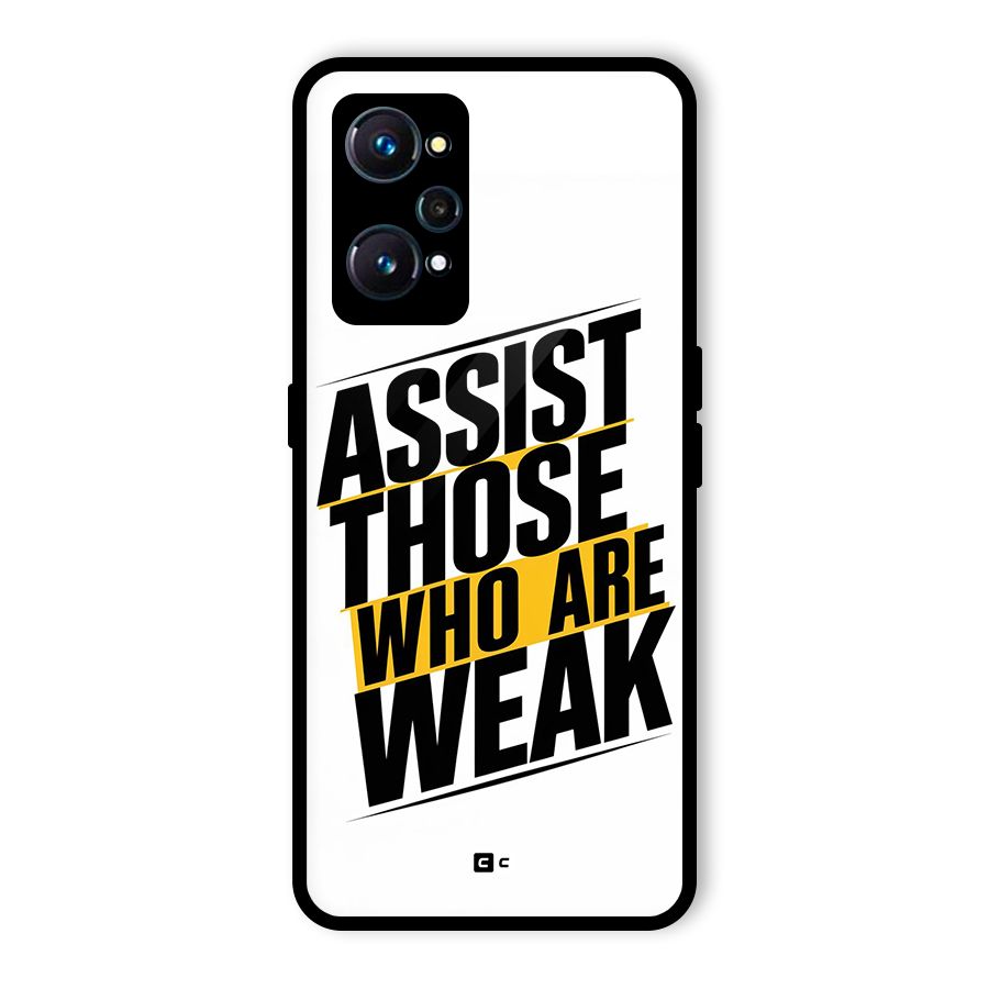 Assist Weak Glass Back Case for Realme GT 2