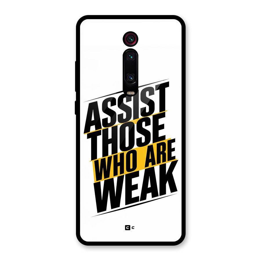 Assist Weak Glass Back Case for Redmi K20