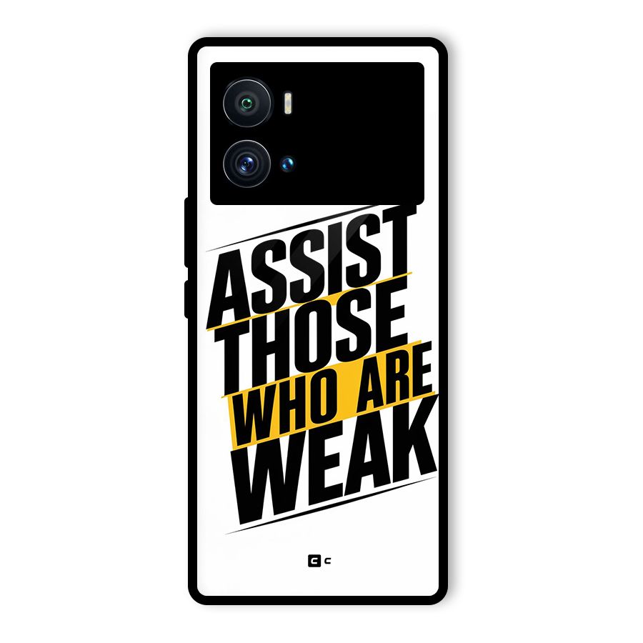 Assist Weak Glass Back Case for Vivo iQOO 9 Pro