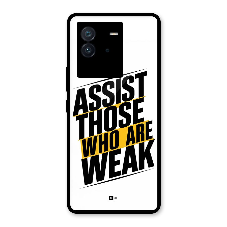 Assist Weak Glass Back Case for Vivo iQOO Neo 6 5G