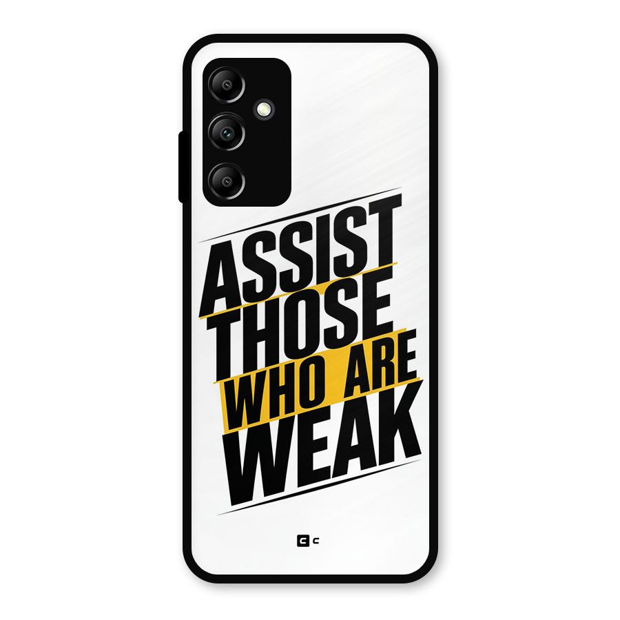 Assist Weak Metal Back Case for Galaxy A14 5G