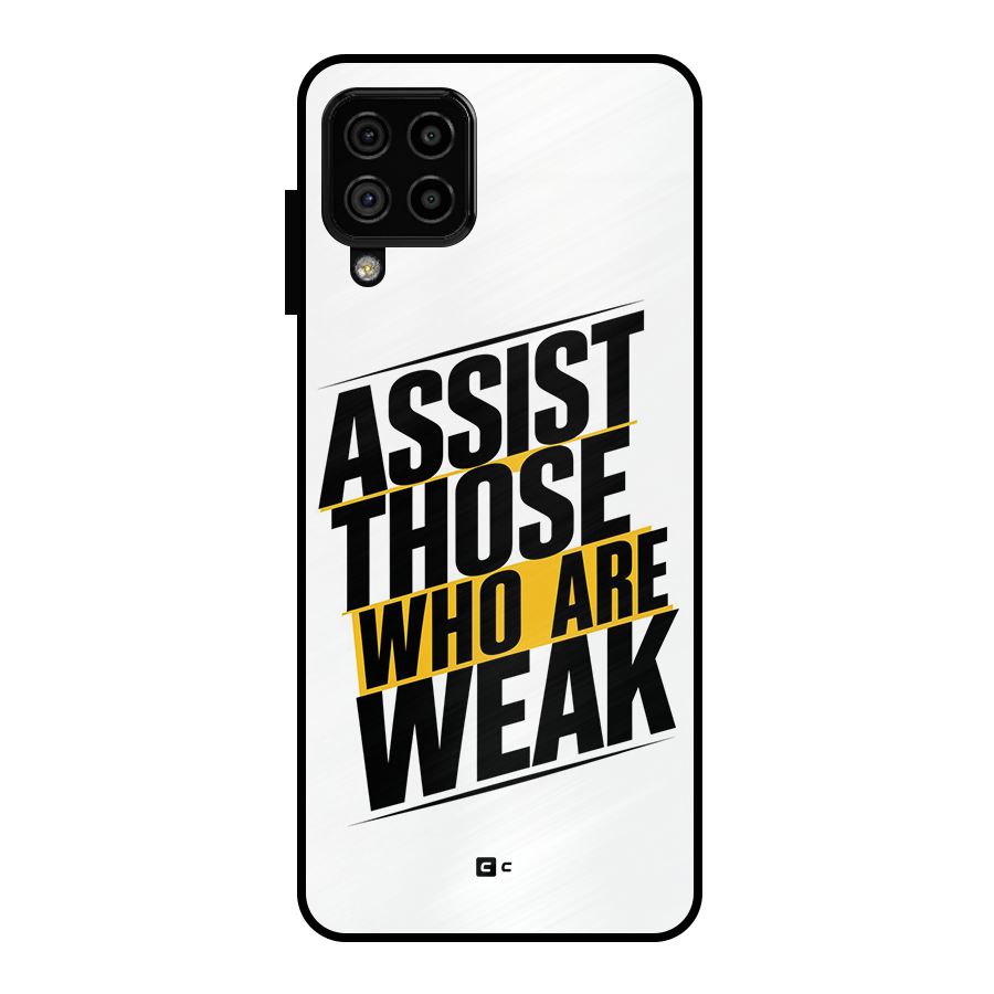 Assist Weak Metal Back Case for Galaxy A22 4G