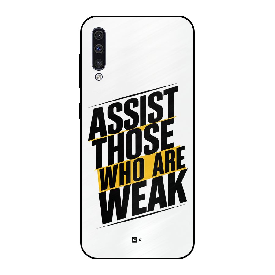 Assist Weak Metal Back Case for Galaxy A50