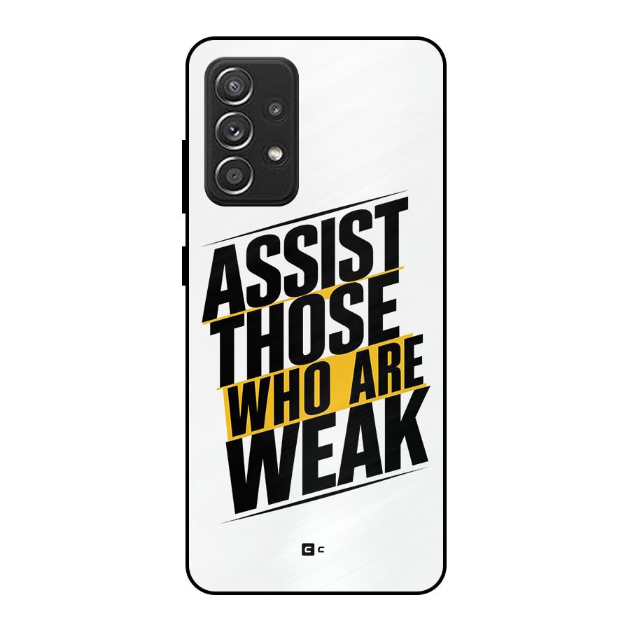 Assist Weak Metal Back Case for Galaxy A52