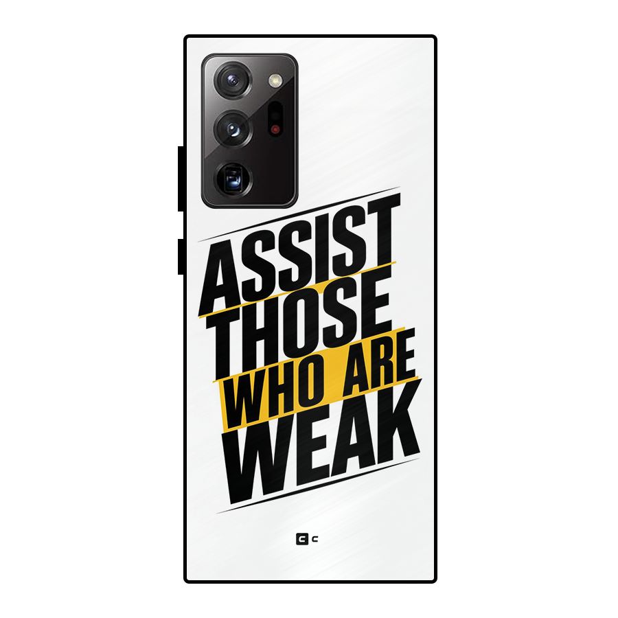 Assist Weak Metal Back Case for Galaxy Note 20 Ultra 5G