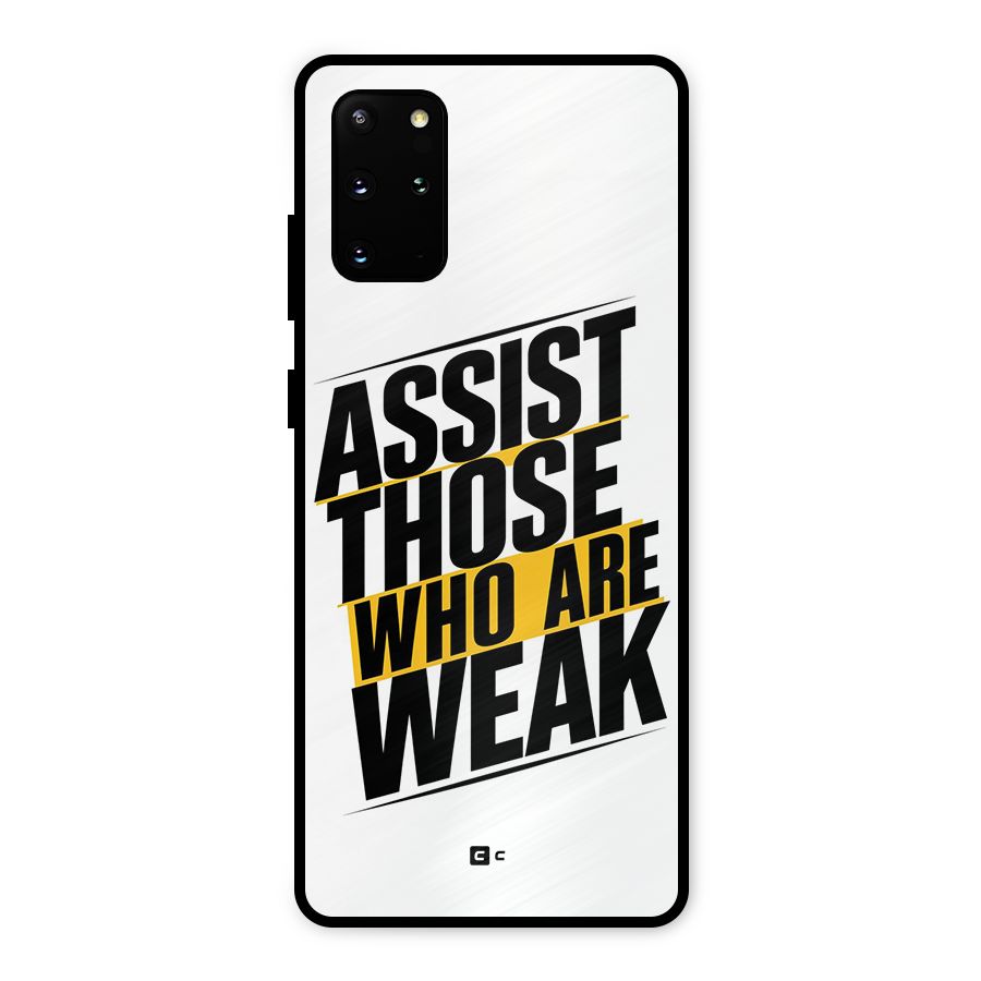 Assist Weak Metal Back Case for Galaxy S20 Plus