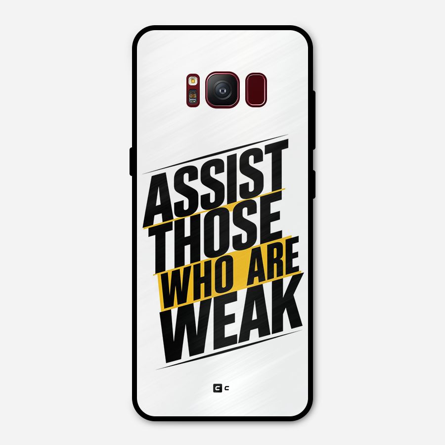 Assist Weak Metal Back Case for Galaxy S8