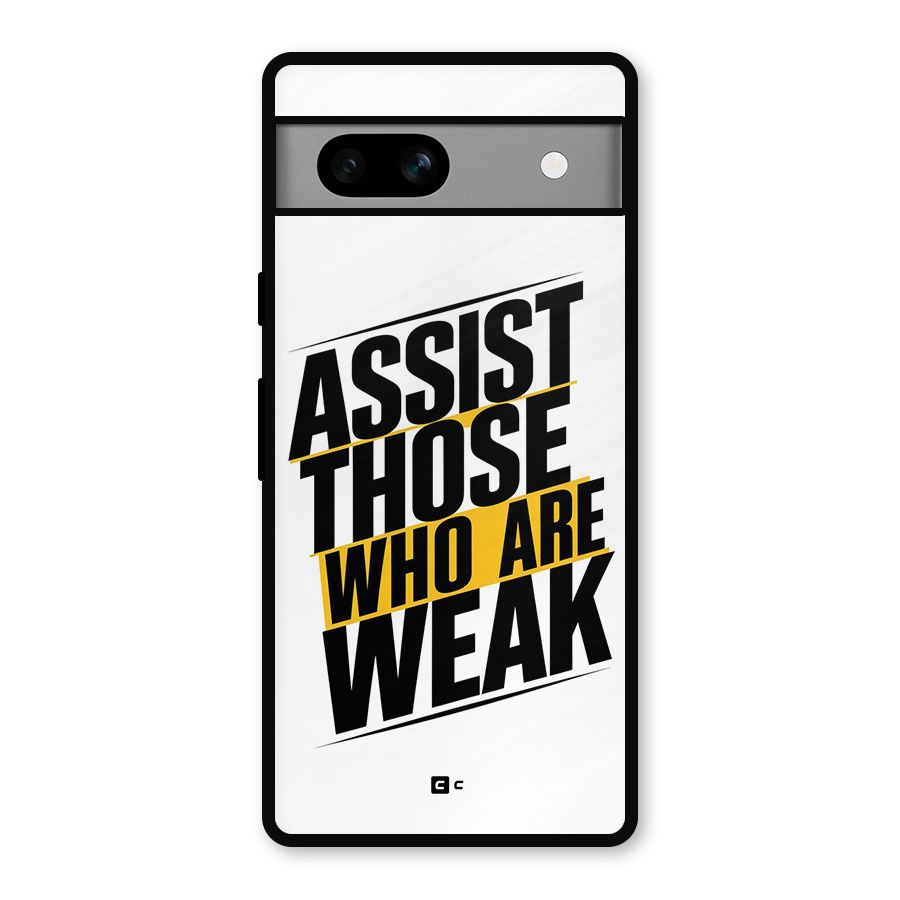 Assist Weak Metal Back Case for Google Pixel 7a