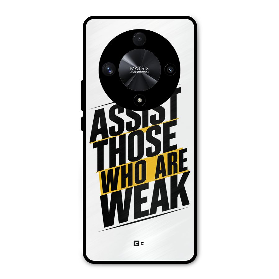 Assist Weak Metal Back Case for Honor X9b
