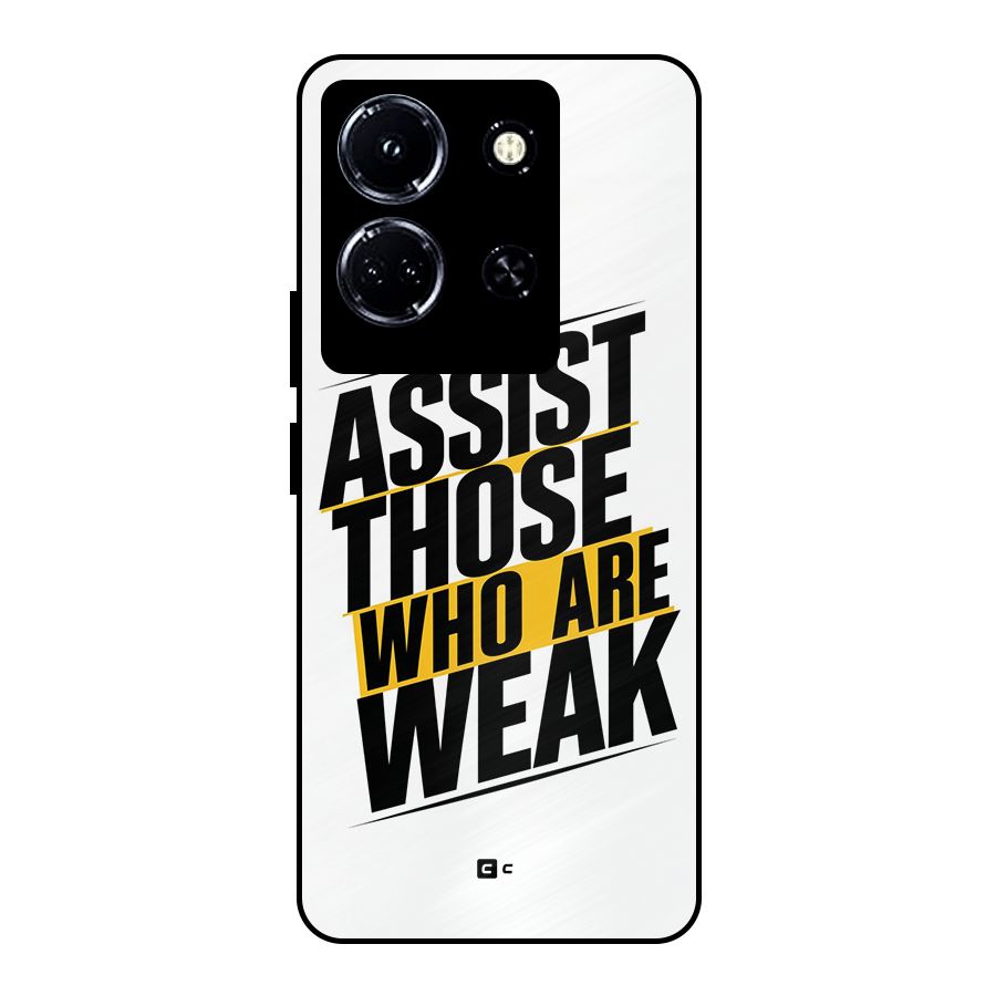 Assist Weak Metal Back Case for Infinix Note 30 5G