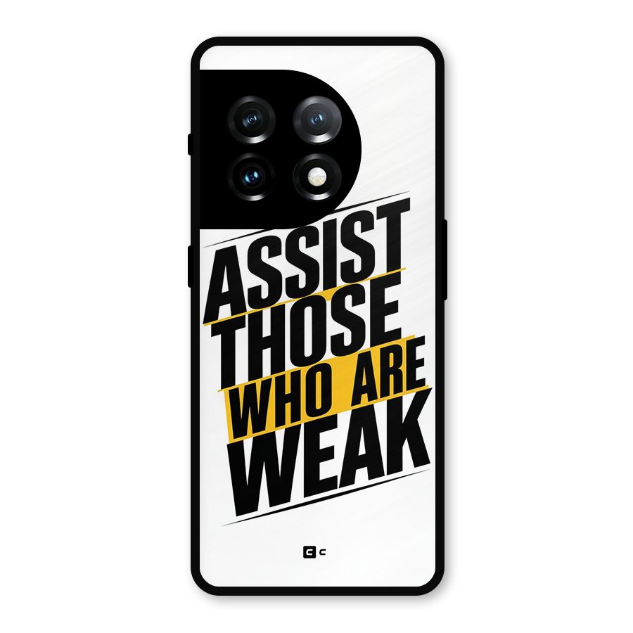 Assist Weak Metal Back Case for OnePlus 11