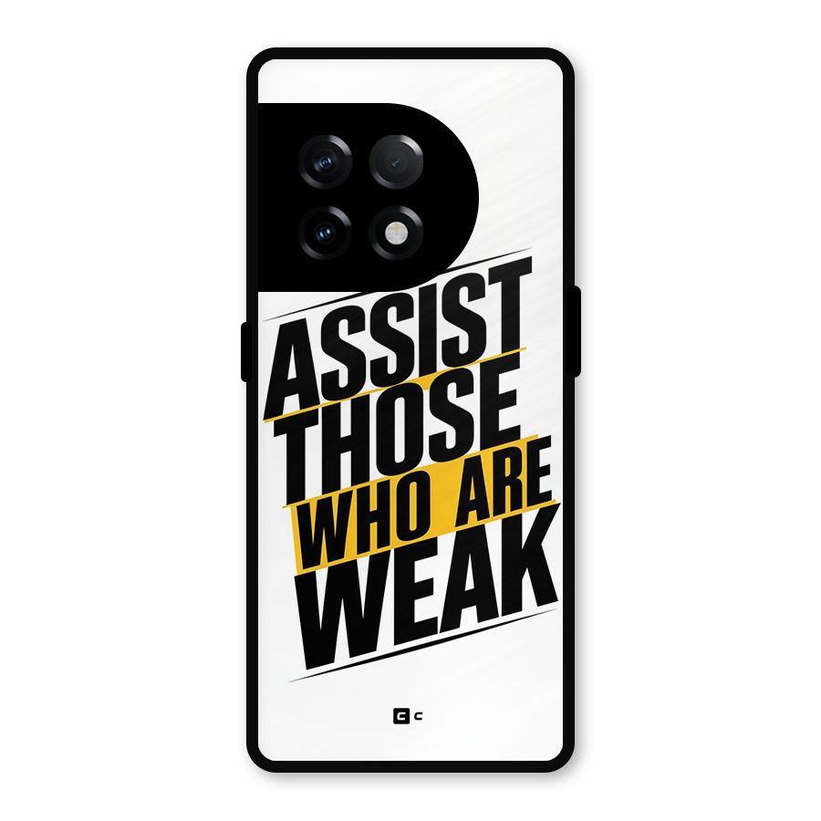Assist Weak Metal Back Case for OnePlus 11R
