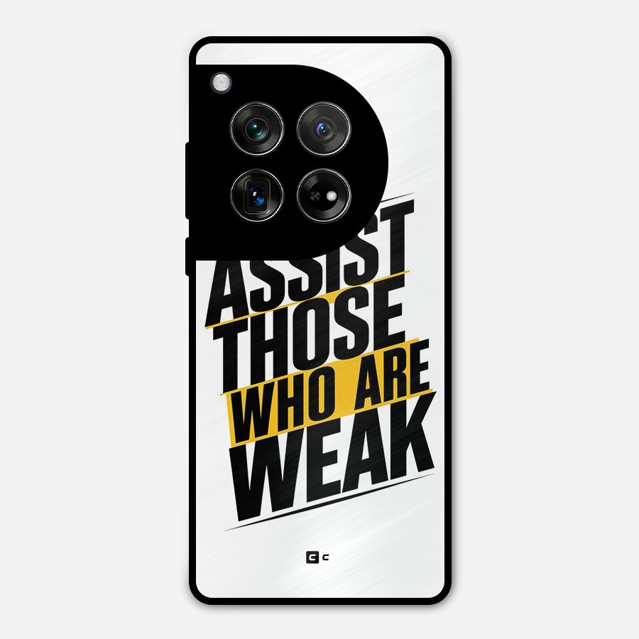 Assist Weak Metal Back Case for OnePlus 12